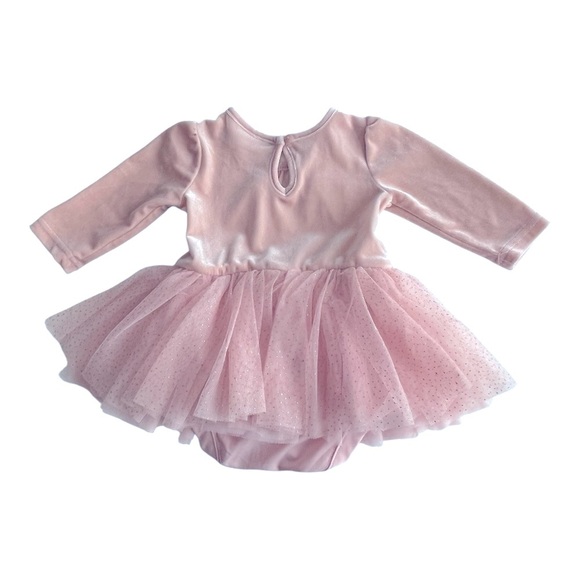 092 The Children's Place Pink Tulle Dress with Vest - Picture 4 of 9